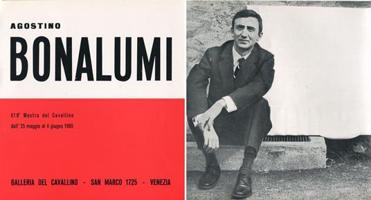 Agostino Bonalumi. Galleria del Cavallino 1965 - copertina