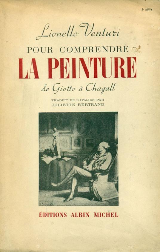 Pour comprendre la peinture de Giotto à Chagall - Lionello Venturi - copertina