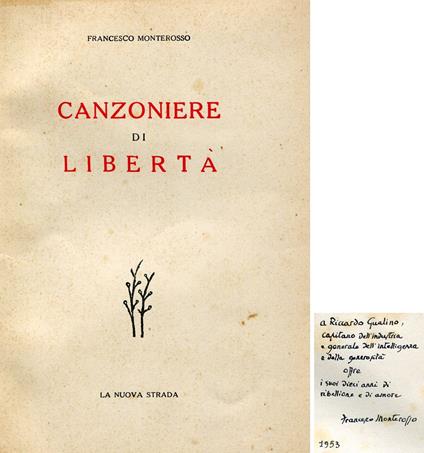 Canzoniere di libertà - copertina
