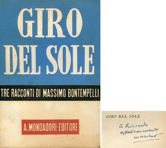 Giro del sole (Viaggio d'Europa. La via di Colombo. Le ali dell'ippogrifo) - Massimo Bontempelli - copertina