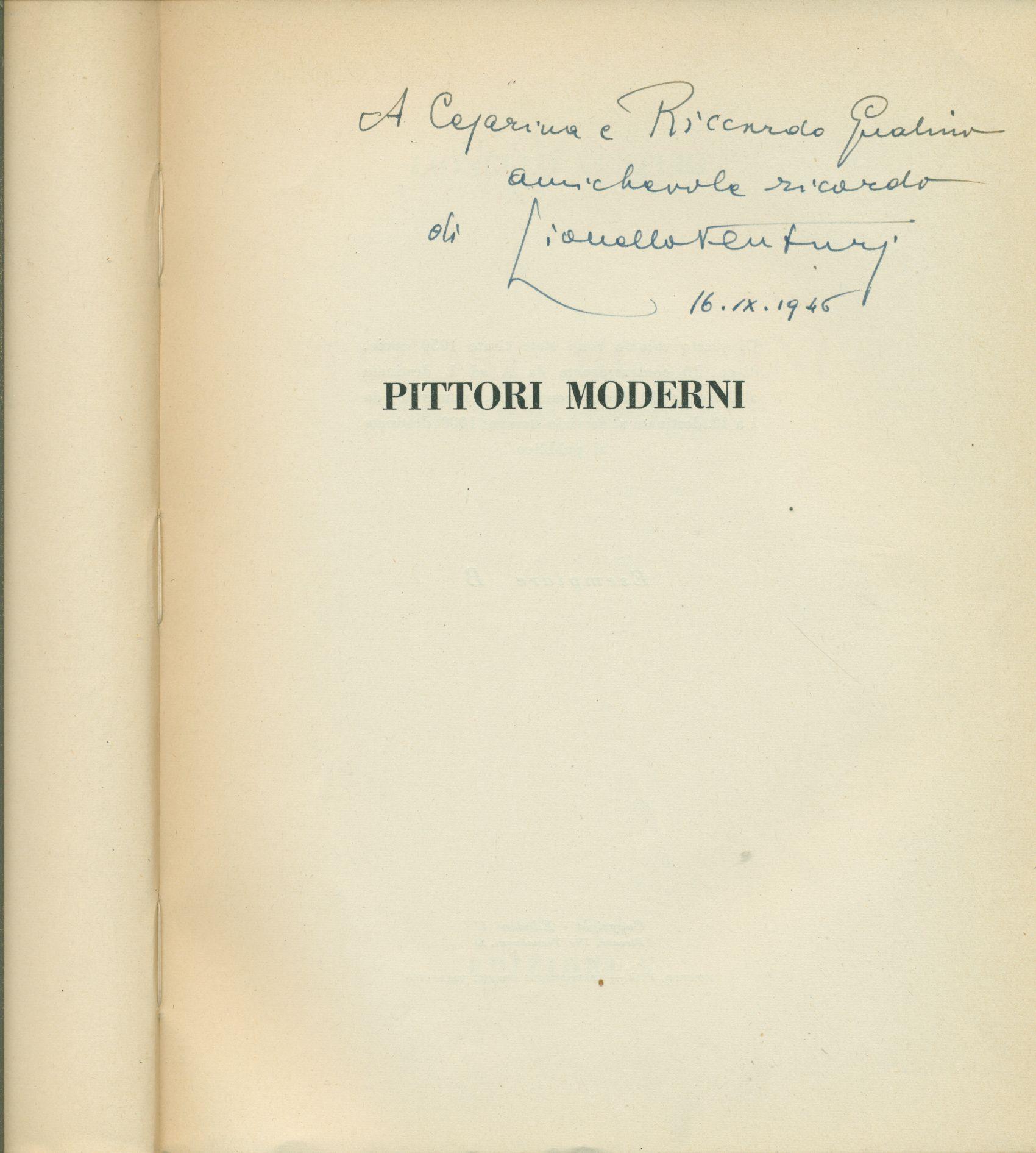 Pittori moderni