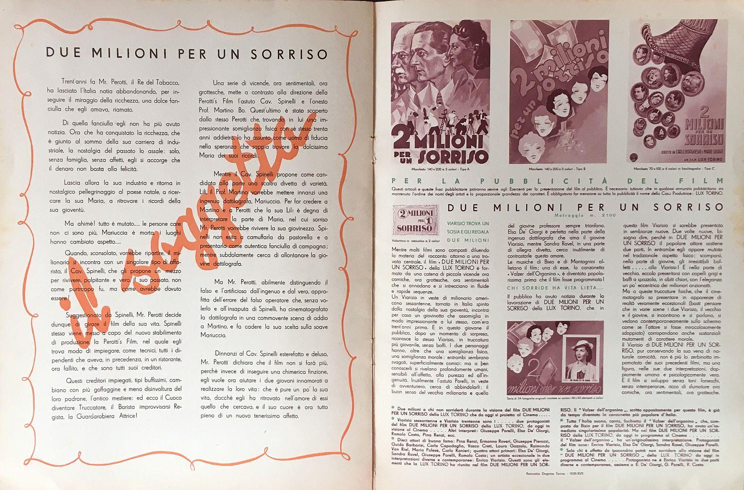 Due milioni per un sorriso