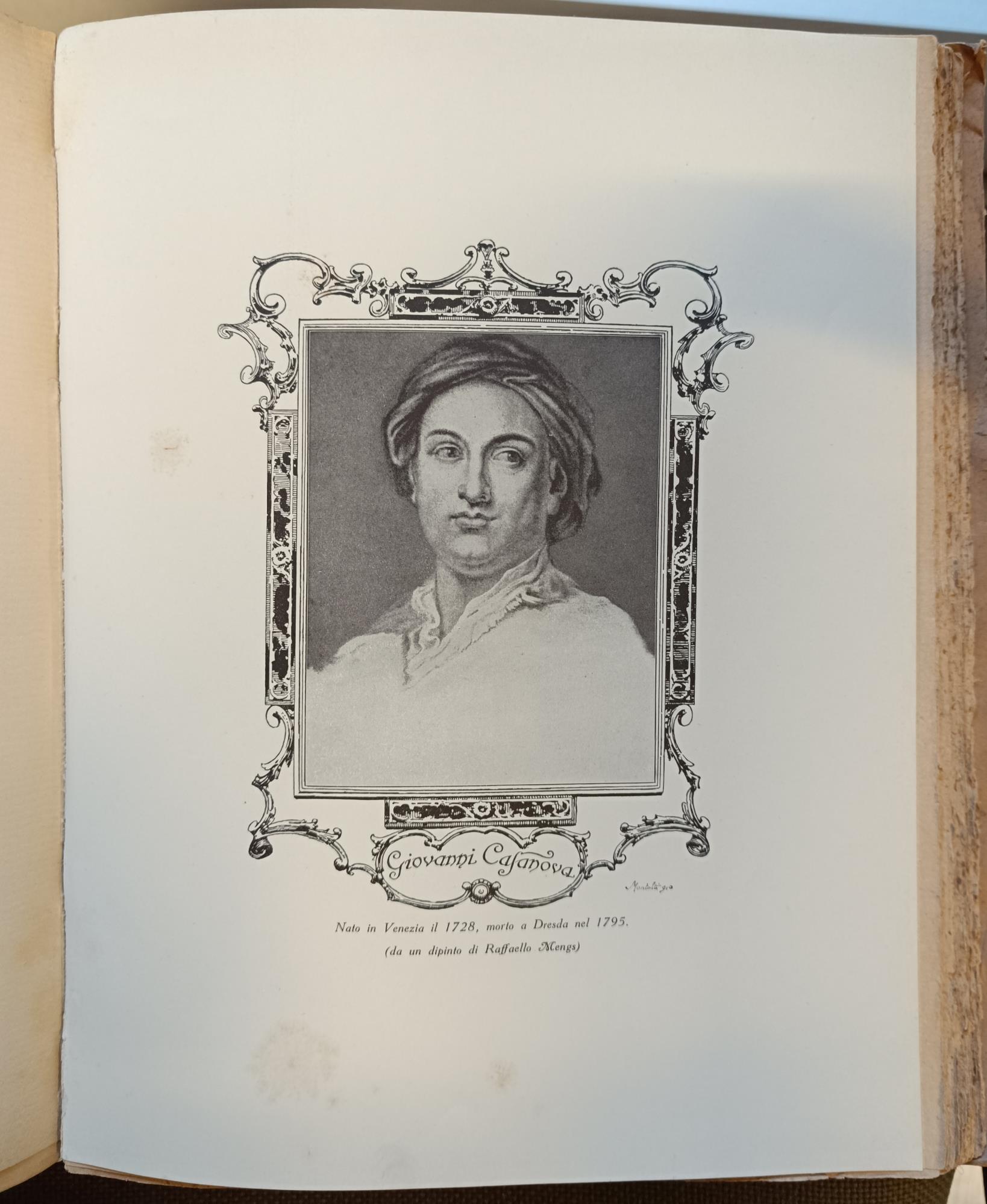 Historia della mia fuga dalle prigioni della Repubblica di Venezia dette "li Piombi" scritta a Dux in Boemia l'anno 1787 da Giacomo Casanova di Seingalt