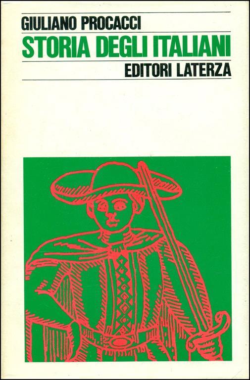 Storia degli italiani - Giuliano Procacci - copertina