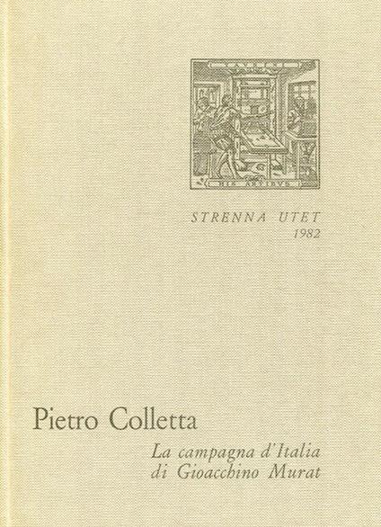 La campagna d'Italia di Gioacchino Murat - Pietro Colletta - copertina