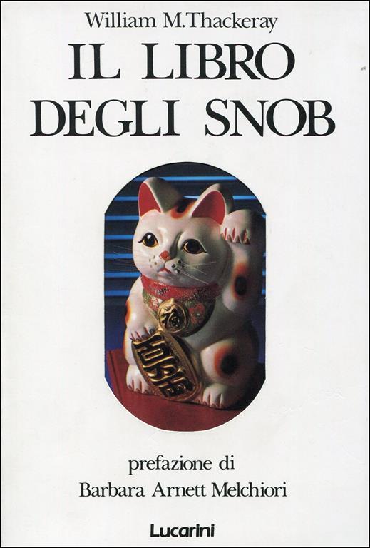 Il libro degli snob - William M. Thackeray - copertina