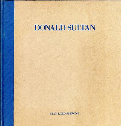 Donald Sultan - Donald Sultan - copertina