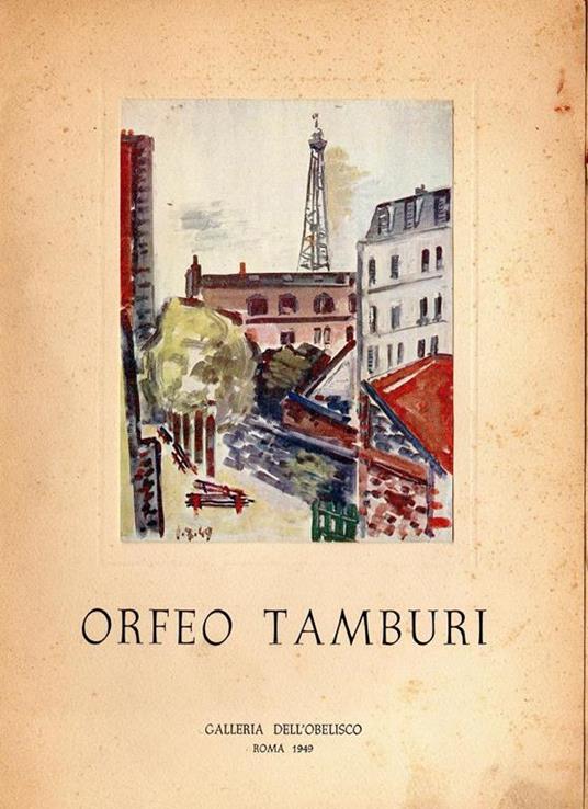 Orfeo Tamburi - Marcel Sauvage - copertina