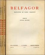 Belfagor. 1957. Anno Xii. Rassegna Bimestrale, 4 Fascicoli. Annata Incompleta (Mancano I Nn. 5 - 6)