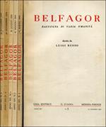 Belfagor. 1959. Anno Xiv. Rassegna Bimestrale, 6 Fascicoli. Annata Completa