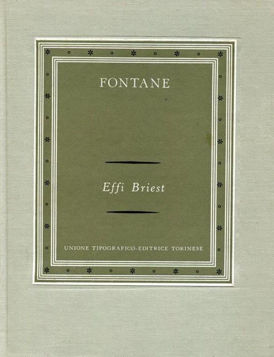 Effi Briest - Theodor Fontane - copertina