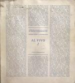 Al vivo 2. Generazioni a confronto. Comunicazioni di lavoro di artisti contemporanei