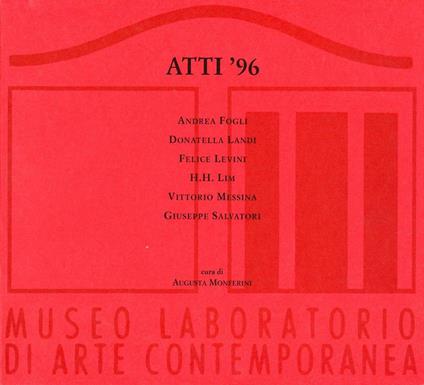 Atti '96 - Augusta Monferini - copertina