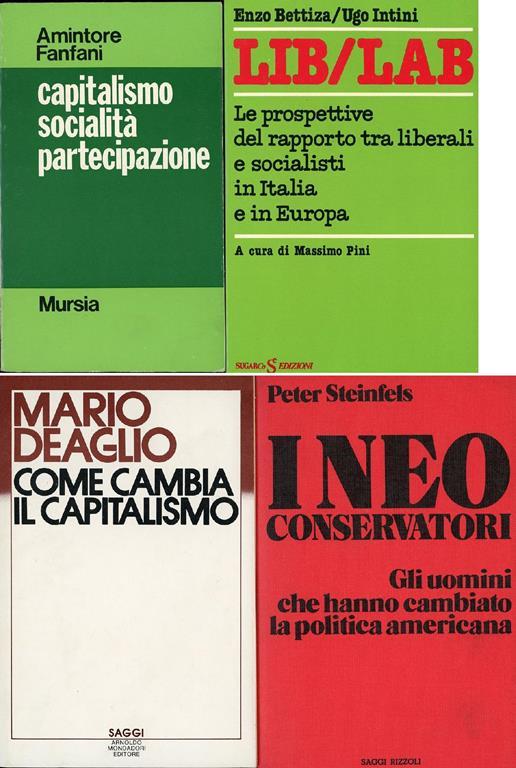 Capitalismo società partecipazione - Amintore Fanfani - copertina