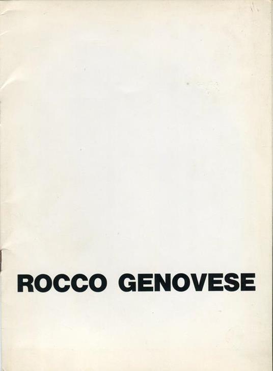 Rocco Genovese - Rocco Genovese - copertina