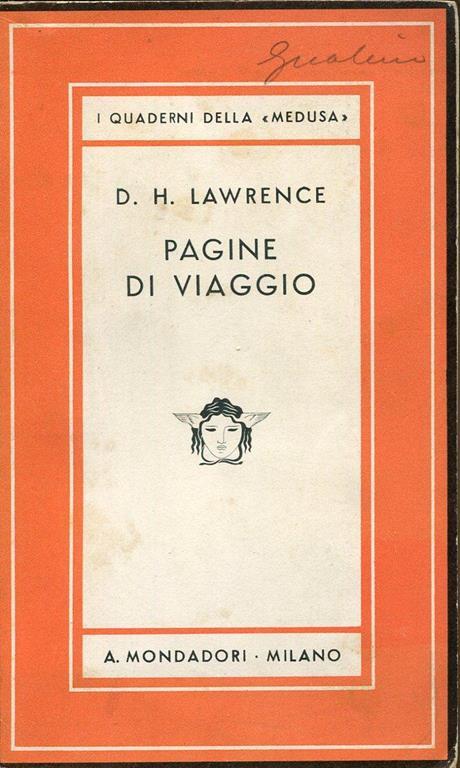 Pagine di viaggio - David Herbert Lawrence - copertina