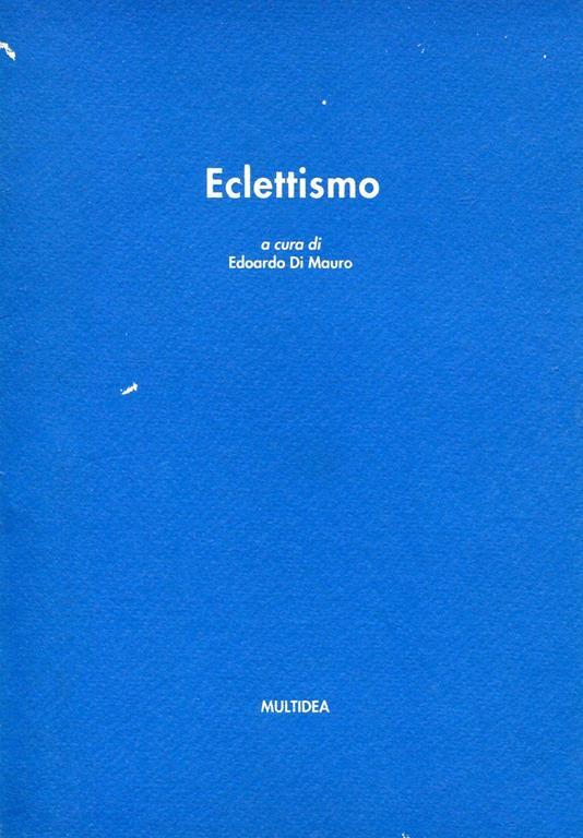 Eclettismo - Edoardo Di Mauro - copertina