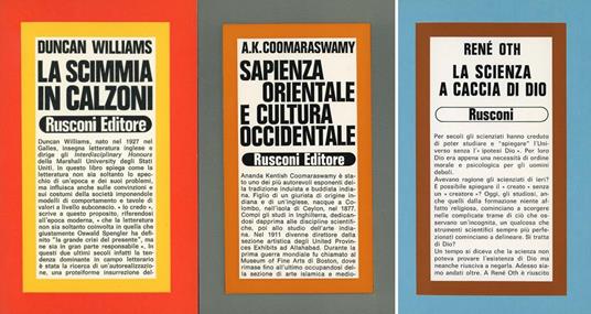 La scimmia in calzoni - Duncan Williams - copertina