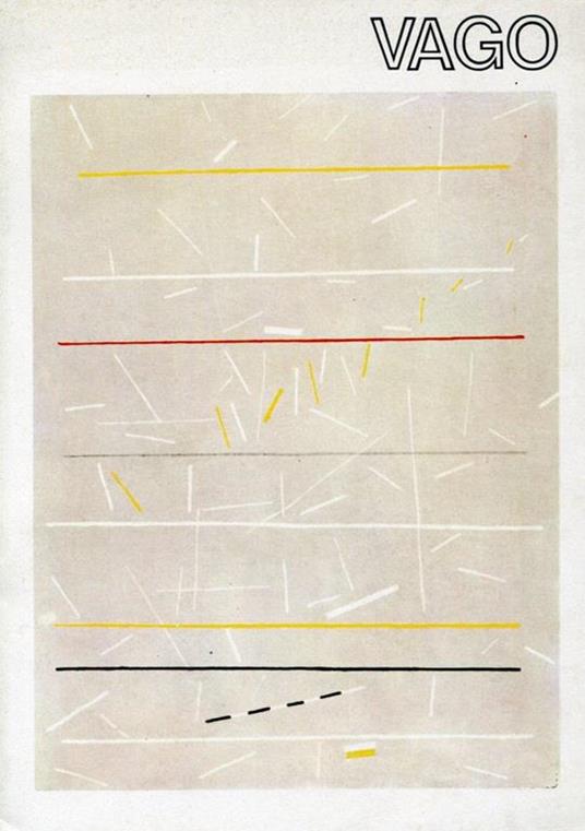 Vago. Brochure di mostra, Roma, 1969 - Valentino Vago - copertina