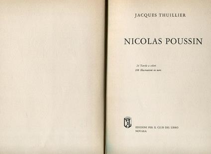 Nicolas Poussin - Jacques Thuillier - copertina