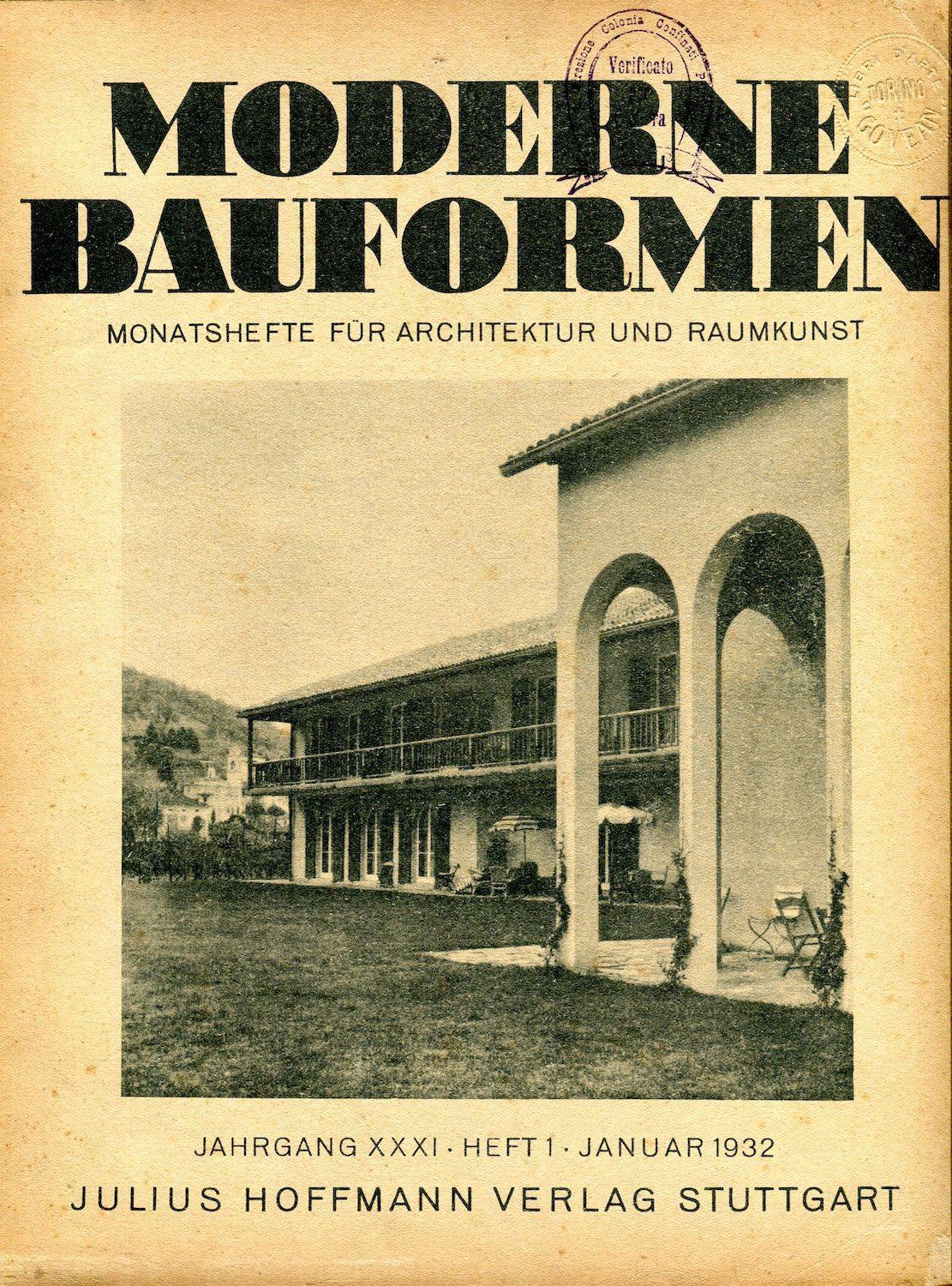 Moderne Bauformen. Monatshefte fur Architektur und Raumkunst