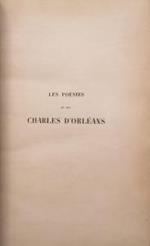 Les poésies du duc Charles D'Orlèans