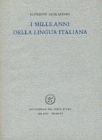 I mille anni della lingua italiana