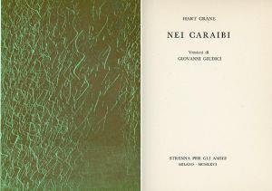 Nei Caraibi - Hart Crane - copertina