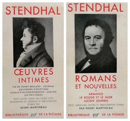 Oeuvres intimes - Romans et nouvelles (Vol. 1) - Stendhal - copertina