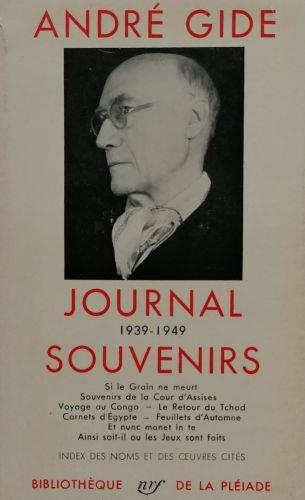 Journal 1939-1949. Souvenirs - André Gide - copertina