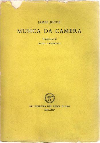 Musica da camera - James Joyce - copertina