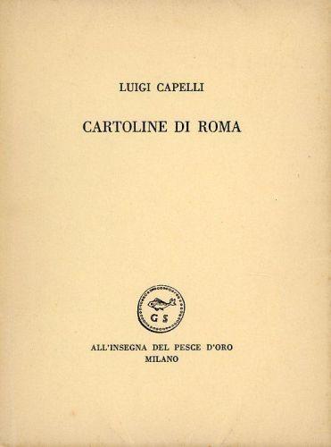Cartoline di Roma - Luigi Capelli - copertina