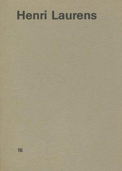 Henri Laurens - Henri Laurens - copertina