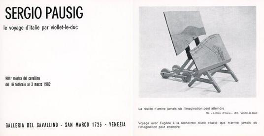 Sergio Pausig. Le voyage d'Italie par Viollet-le-Duc - Sergio Pausig - copertina