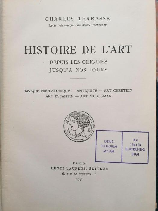Histoire de l'art. Depuis les origines jusqu'a nos jours - Charles Terrasse - copertina