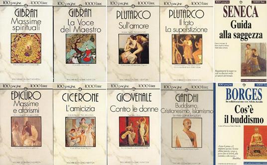 Massime spirituali + altri 9 classici - Kahlil Gibran - copertina