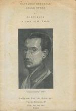 Catalogo generale delle opere di Porfirius