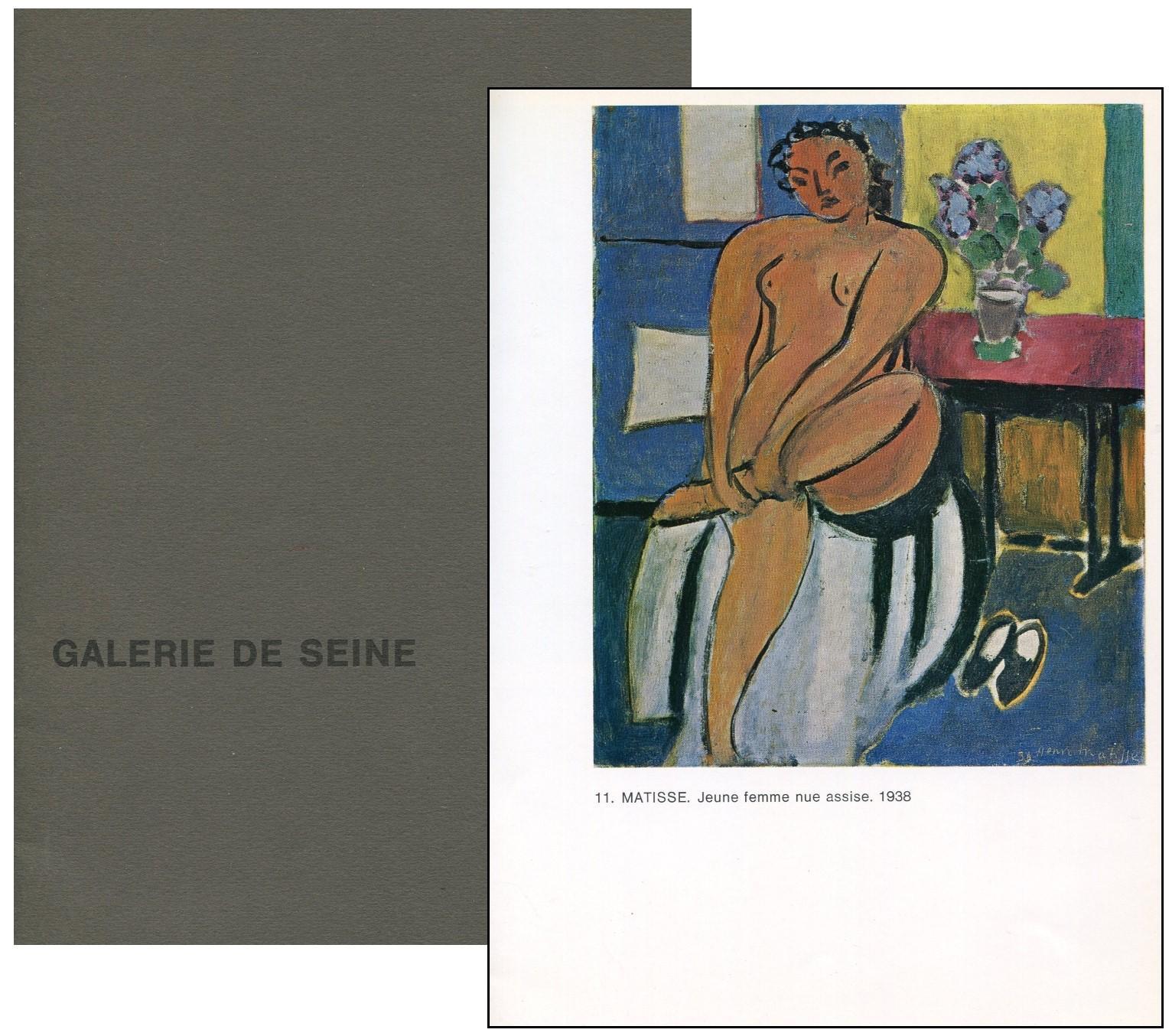 Automne 1963. Matisse Bonnard Soutine Kandinsky Utrillo Boudin Cezanne Bram Van Velde Jawlensky Lam Delaunay De Stael Balthus Asse Castillo Uhry