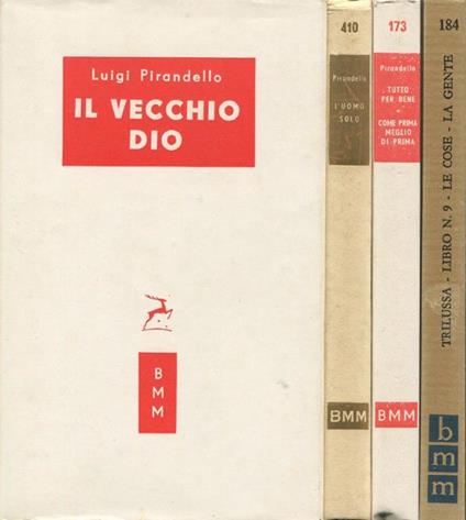 Il vecchio Dio - Luigi Pirandello - copertina