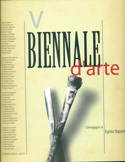 V Biennale d'arte. Omaggio a Egisto Naponi - copertina