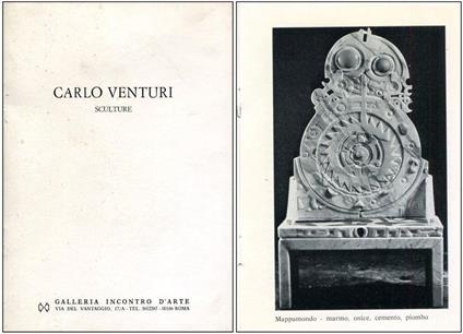 Carlo Venturi. Sculture - copertina