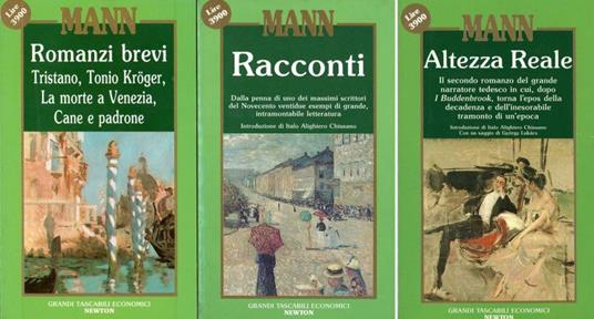 Romanzi brevi - Thomas Mann - copertina