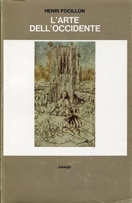 L' arte dell'Occidente - Henri Focillon - copertina