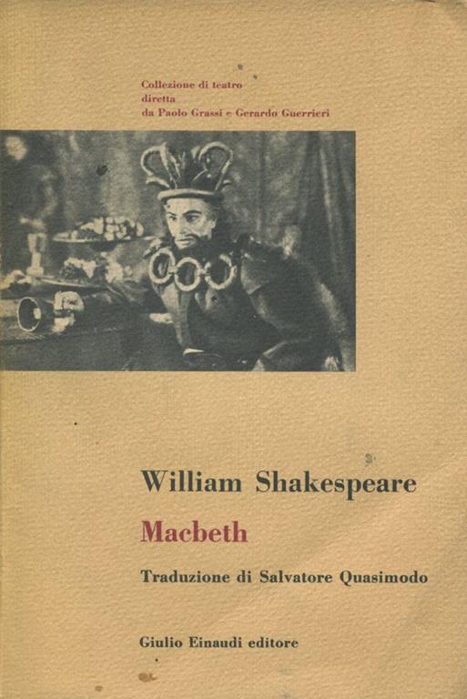 Macbeth - William Shakespeare - copertina