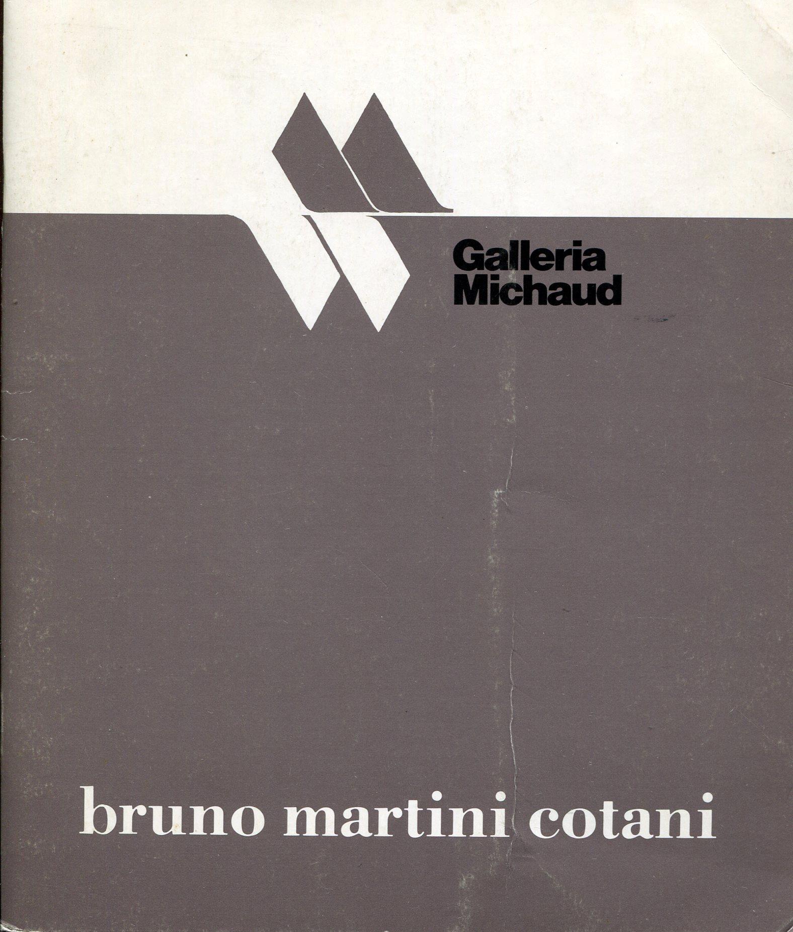 Bruno Martini Cotani. Visualizzazione della musica. Galleria Michaud 1982