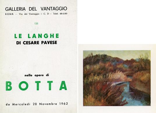 Le Langhe di Cesare Pavese nelle opere di Botta - Guido Botta - copertina