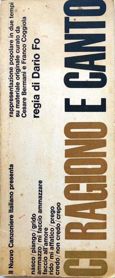 Ci ragiono e canto - copertina