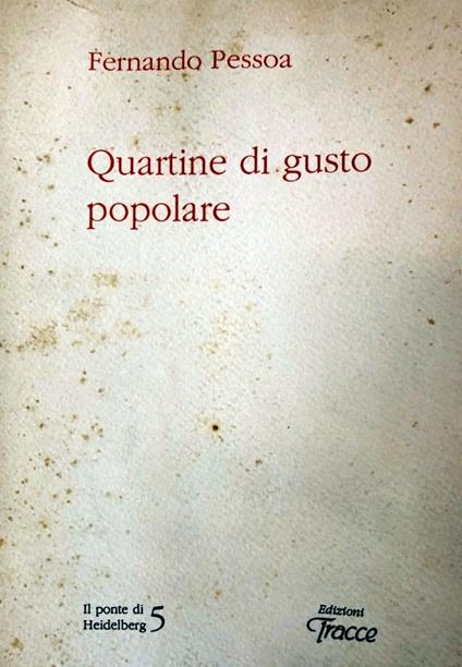 Quartine di gusto popolare - copertina