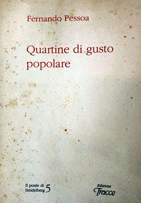 Quartine di gusto popolare - copertina