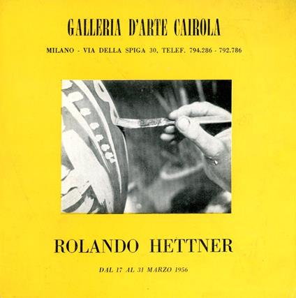 Rolando Hettner - copertina